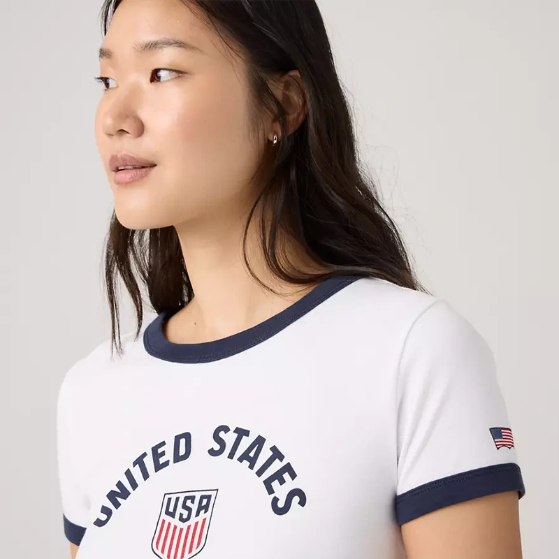 Levi's US Soccer Mini Ringer Tee - Image 5