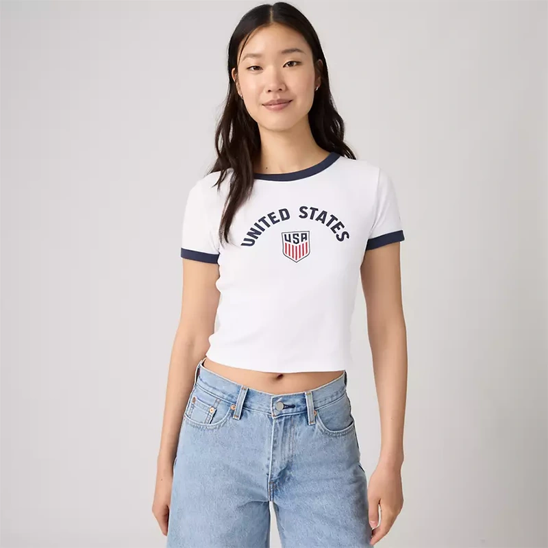 Levi's US Soccer Mini Ringer Tee - Image 4