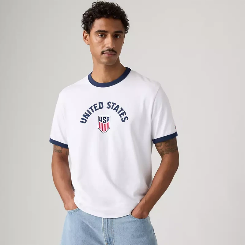 Levi's US Soccer Retro Ringer Tee - Image 4