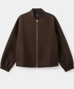 Linen Bomber Jacket