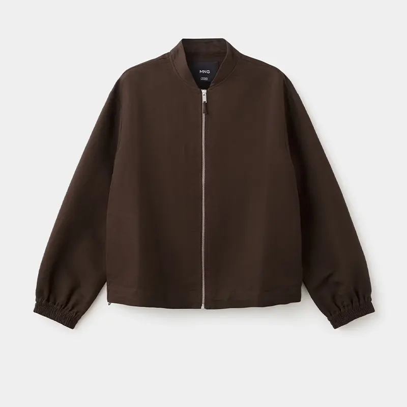 Linen Bomber Jacket