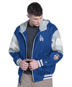 Los Angeles Dodgers Pro Player Legacy Lightweight Full-Zip Hooded Jacket