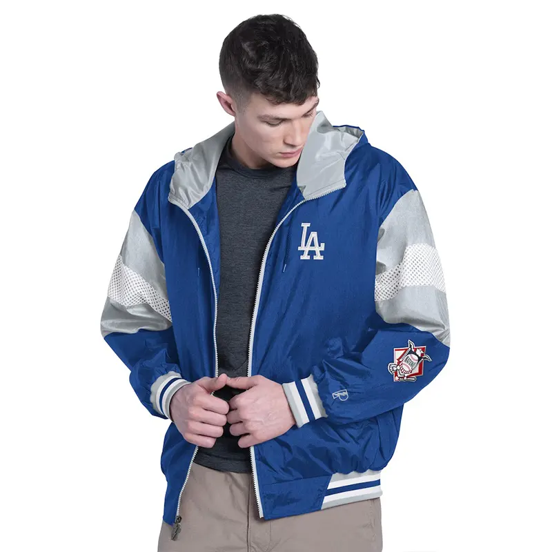 Los Angeles Dodgers Pro Player Legacy Lightweight Full-Zip Hooded Jacket