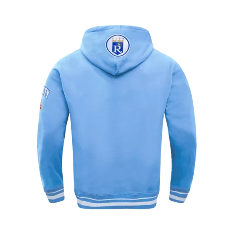 MLB Kansas City Royals Retro Classic Men’s Pullover Hoodie - Image 2