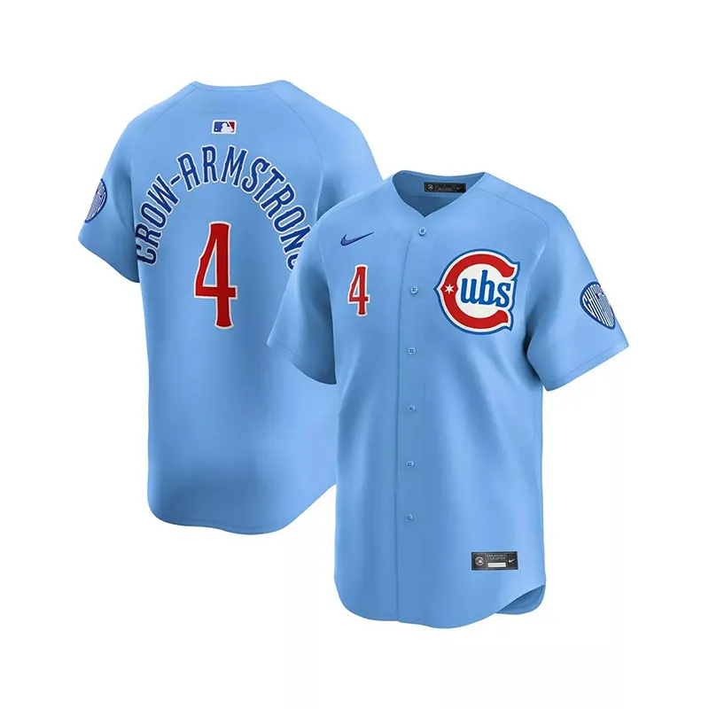 MLB Nike Mens Pete Crow-Armstrong Light Chicago Cubs Alternate Limited Player Jersey