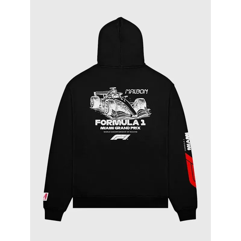 Malbon x F1 Fesque Pit Sketch Hoodie - Image 2