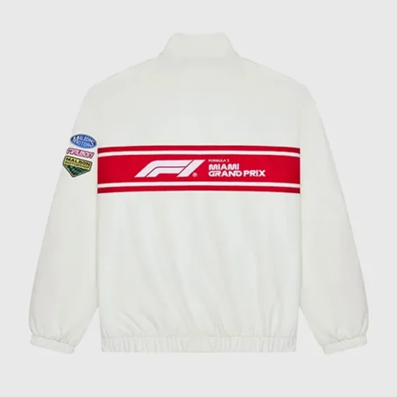 Malbon x F1 Miami White Track Jacket - Image 2