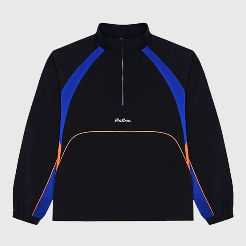 Malbon x Knicks Baseline Quarter-Zip Black Jacket