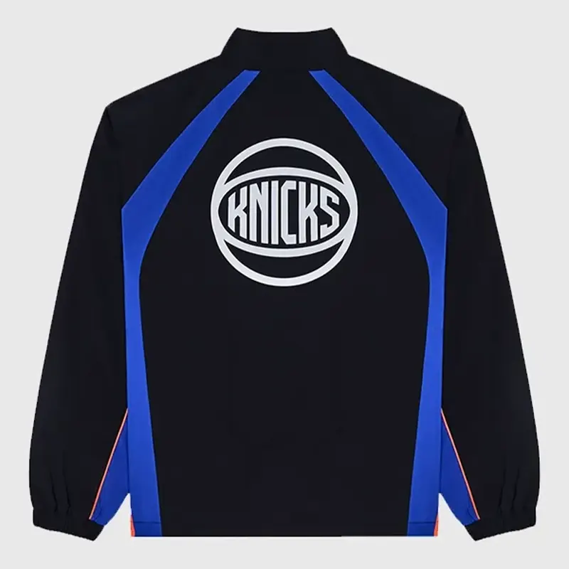 Malbon x Knicks Baseline Quarter-Zip Black Jacket - Image 2