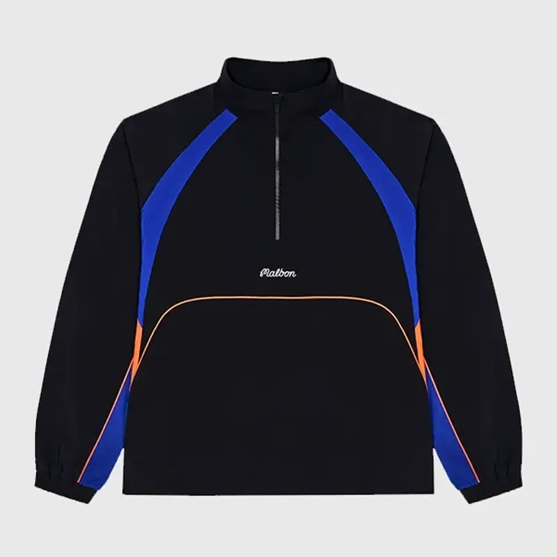 Malbon x Knicks Baseline Quarter-Zip Black Jacket