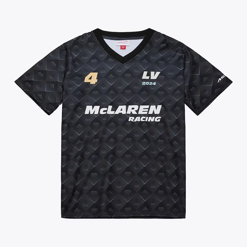 McLaren F1 Team Mitchell & Ness Lando Norris Soccer Jersey T-Shirt
