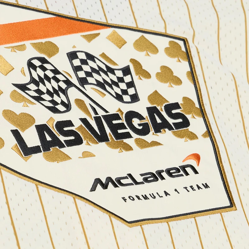 McLaren Mitchell & Ness Las Vegas Mesh Button Front Jersey - Image 6