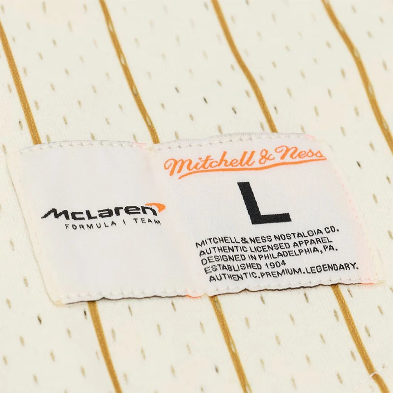 McLaren Mitchell & Ness Las Vegas Mesh Button Front Jersey - Image 4