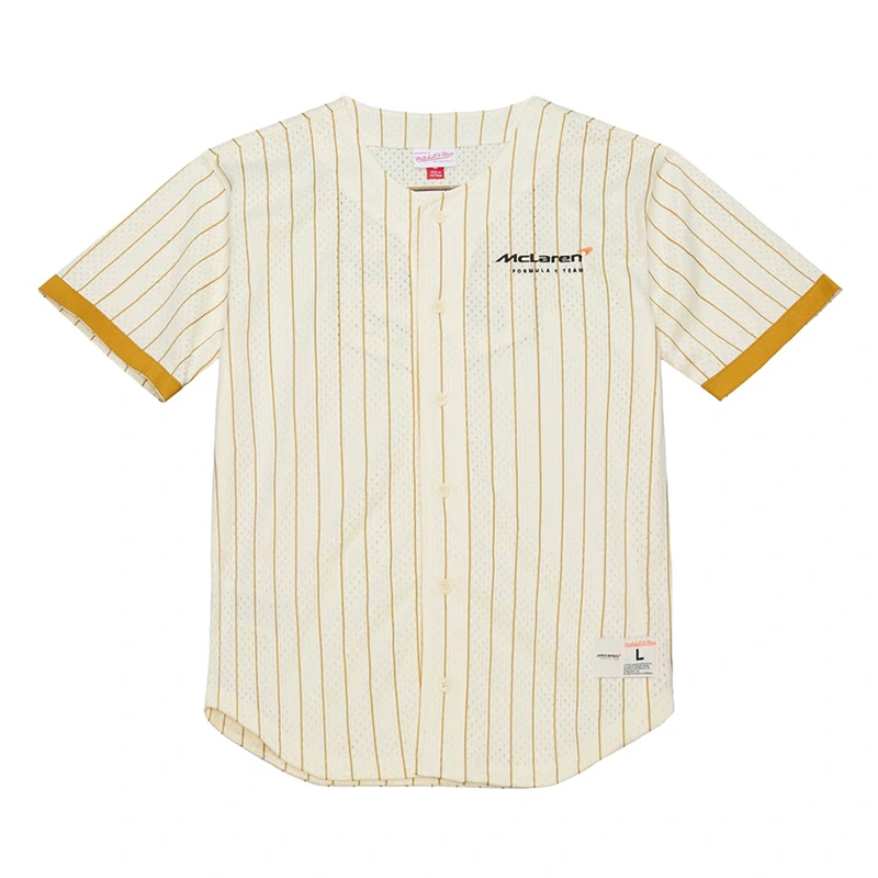 McLaren Mitchell & Ness Las Vegas Mesh Button Front Jersey - Image 2