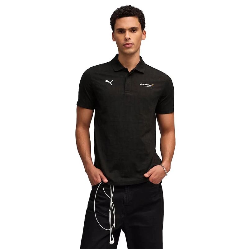 McLaren x Puma Jacquard Polo Shirt - Image 3