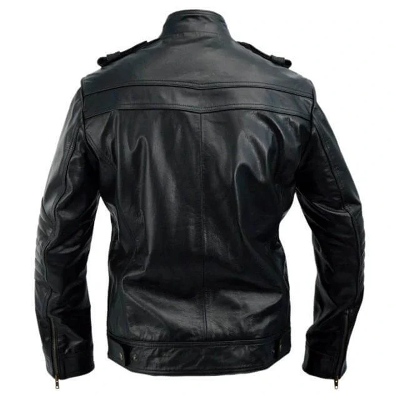 Men Aaron Paul Breaking Bad Premium Leather Jacket - Image 2