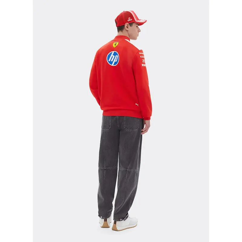Mens 2026 Puma for Scuderia Ferrari HP Half Zip Sweatshirt - Image 3
