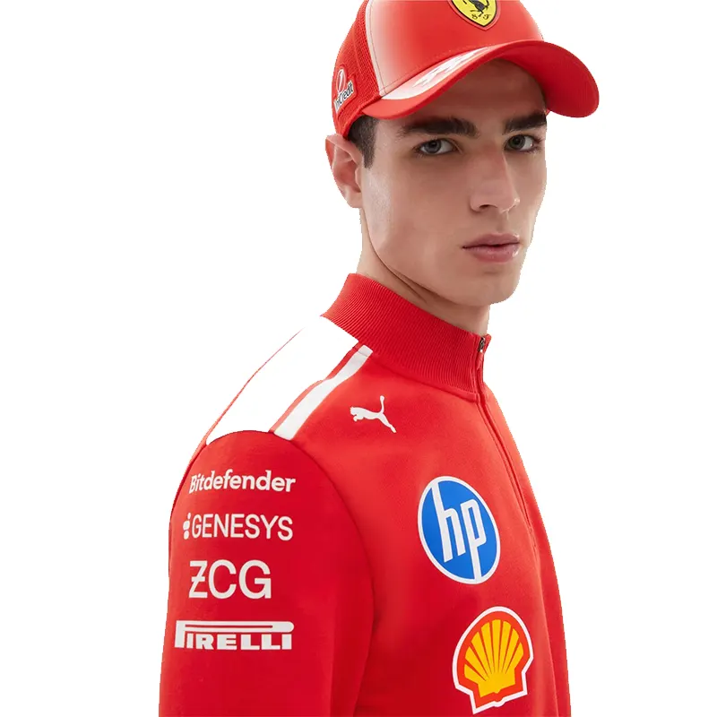 Mens 2026 Puma for Scuderia Ferrari HP Half Zip Sweatshirt - Image 4