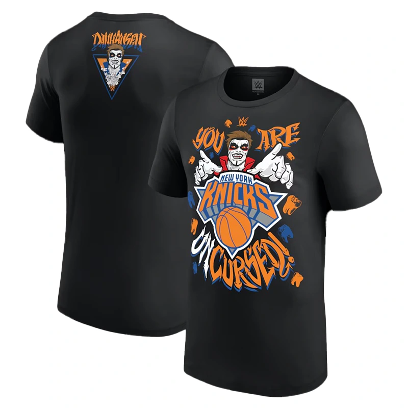 Men's Black Danhausen x New York Knicks Uncursed T-Shirt