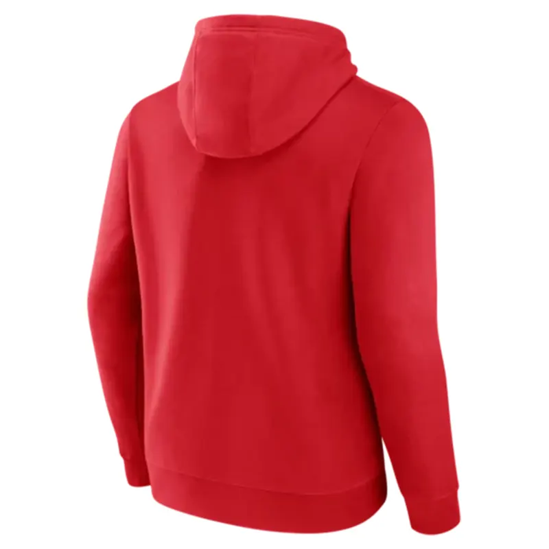Men’s Boston Red Sox Red Team Lockup Pullover Hoodie - Image 3
