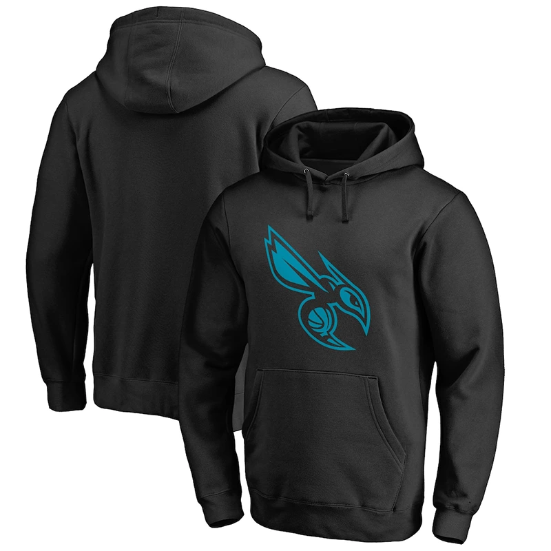 Men’s Charlotte Hornets Black Taylor Pullover Hoodie