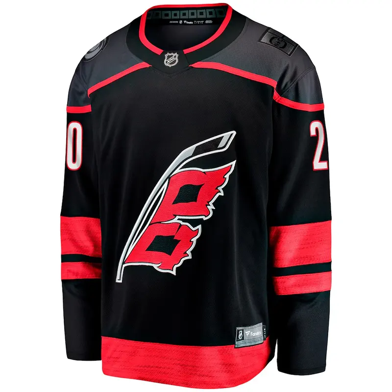 Mens Fanatics Sebastian Aho Black Carolina Hurricanes Home Breakaway Jersey - Image 2