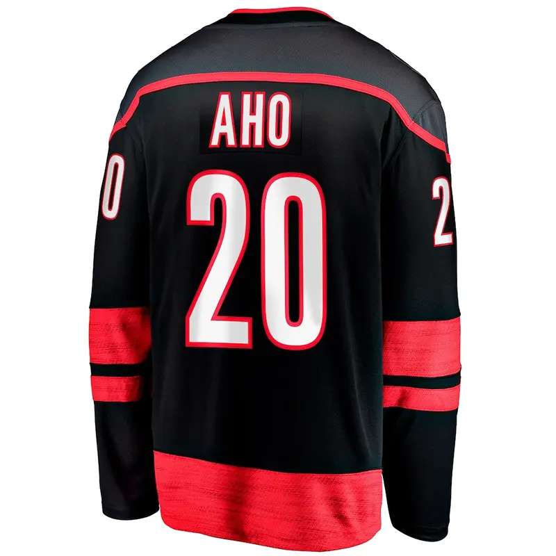 Mens Fanatics Sebastian Aho Black Carolina Hurricanes Home Breakaway Jersey - Image 3