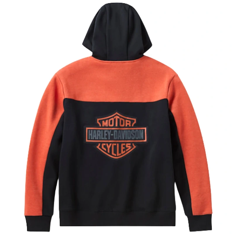 Men’s H-D Essential Color Blocked Full Zip Hoodie - Image 2