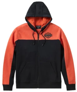 Men’s H-D Essential Color Blocked Full Zip Hoodie