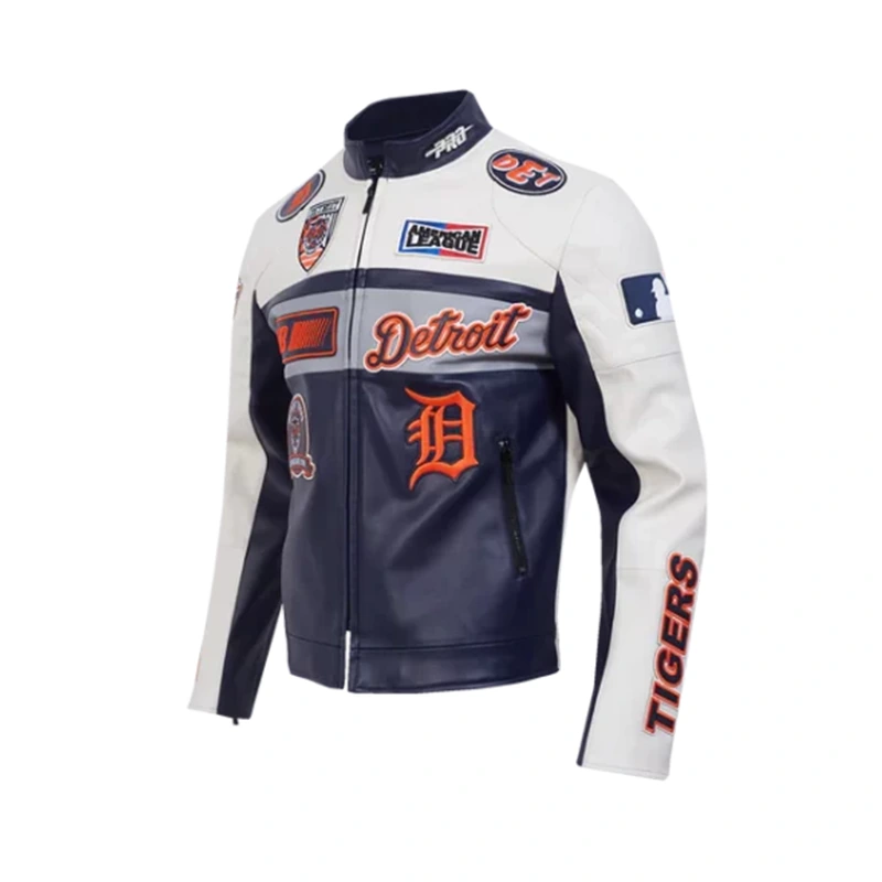Men’s MLB Detroit Tigers Moto Jacket