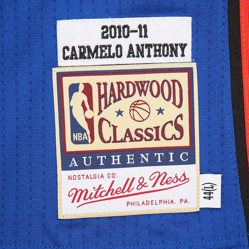 Men's New York Knicks Mitchell & Ness #7 Carmelo Anthony - Image 6