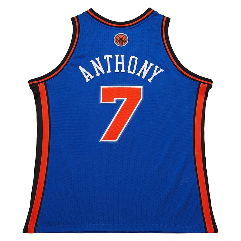 Men's New York Knicks Mitchell & Ness #7 Carmelo Anthony - Image 3