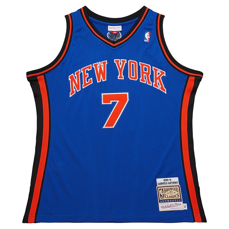 Men's New York Knicks Mitchell & Ness #7 Carmelo Anthony - Image 2