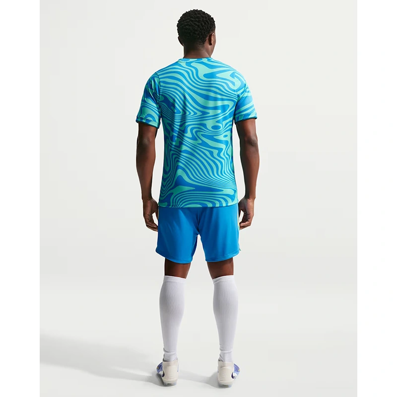 Men's Nike Brazil Academy Pro Pre-Match Short-Sleeve Top - Image 5