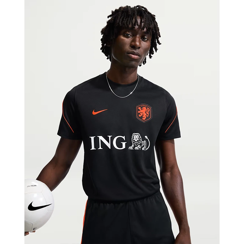 Men's Nike Netherlands Strike Short-Sleeve Top - Image 2