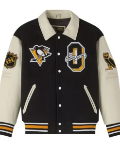 Mens Pittsburgh Penguins x OVO Varsity Jacket