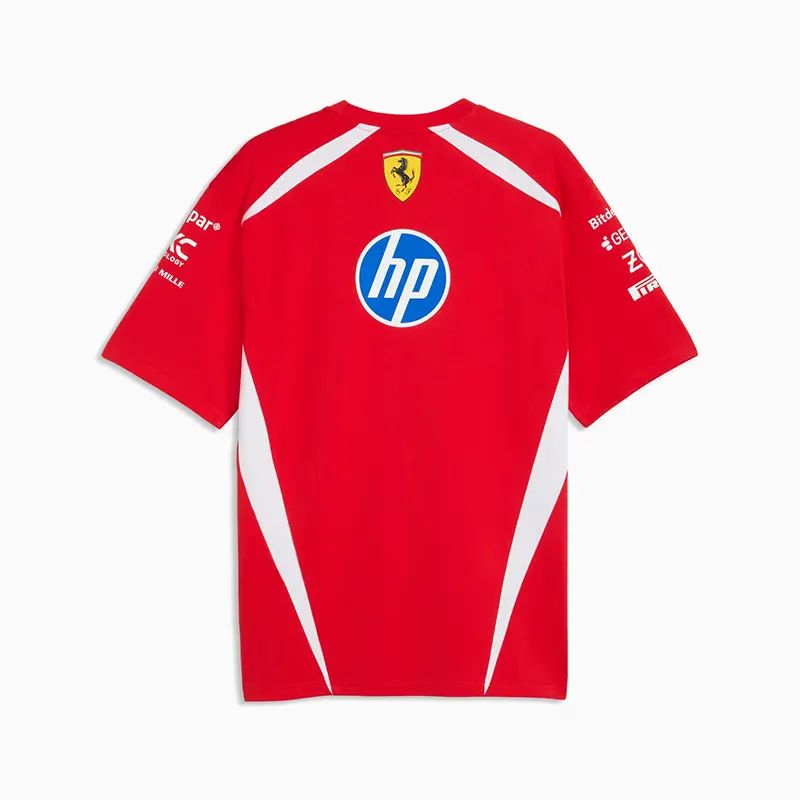 Mens Puma Scuderia Ferrari HP Replica Cotton T-Shirt - Image 2