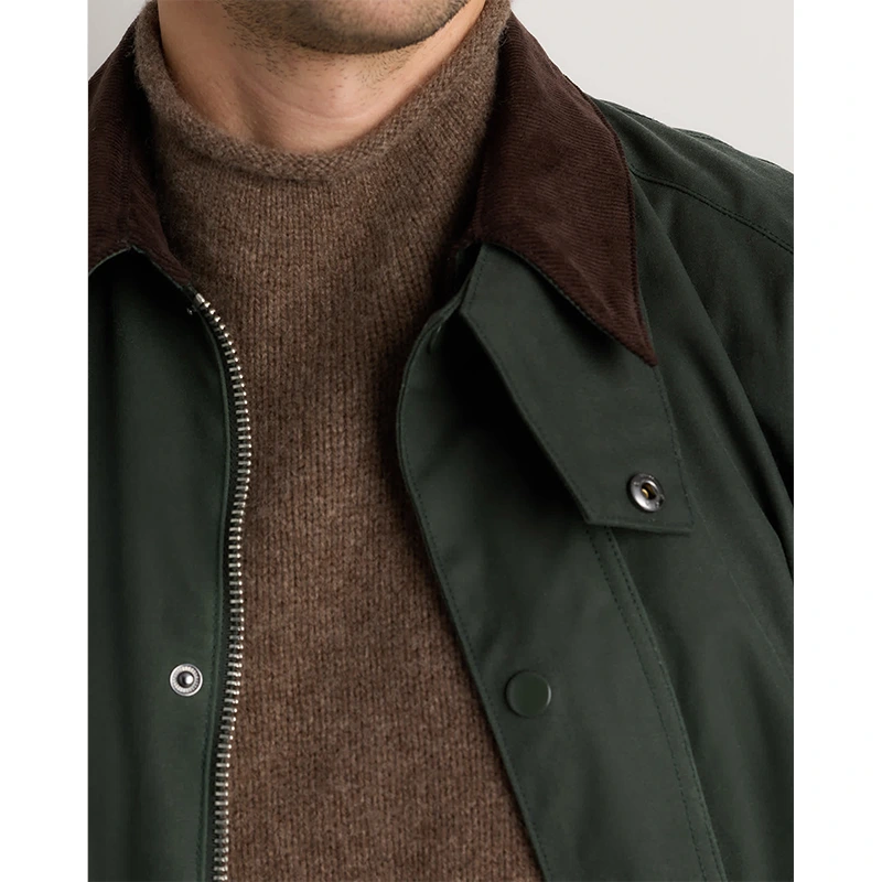 Men's Quince Organic Waxed Cotton Barn Jacket - Image 5