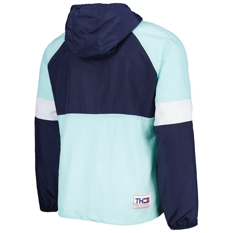 Mens Tommy Hilfiger Seattle Kraken Raglan Half-Zip Jacket - Image 3