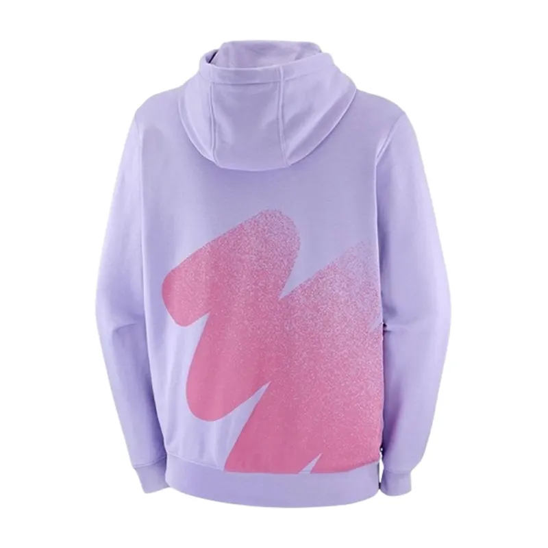 Milano Cortina 2026 Olympics Salomon Logo Graphic Purple Hoodie - Image 3
