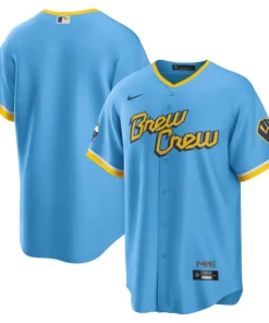 Milwaukee Brewers City Connect Nike Mens Mlb T-Shirt