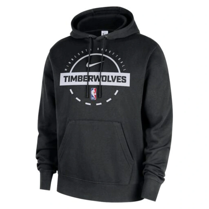 Minnesota Timberwolves Nike Black 2025/26 Authentic Practice Club Hoodie - Image 2