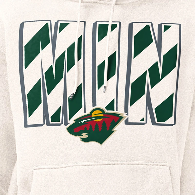 Minnesota Wild Starter City Abbreviation Fleece Hoodie - Image 3