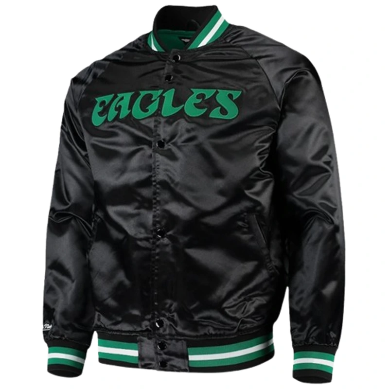 Mitchell & Ness Philadelphia Eagles Satin Jacket - Image 2