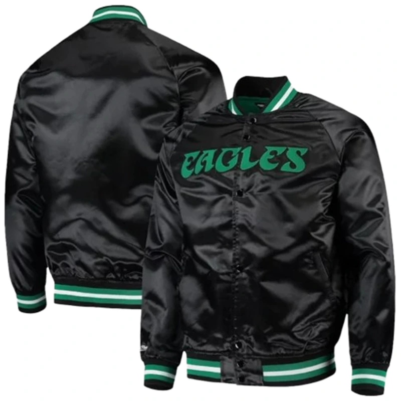 Mitchell & Ness Philadelphia Eagles Satin Jacket