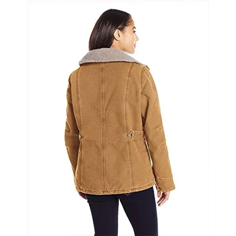 Monica Dutton Yellowstone Fur Collar Jacket - Image 3