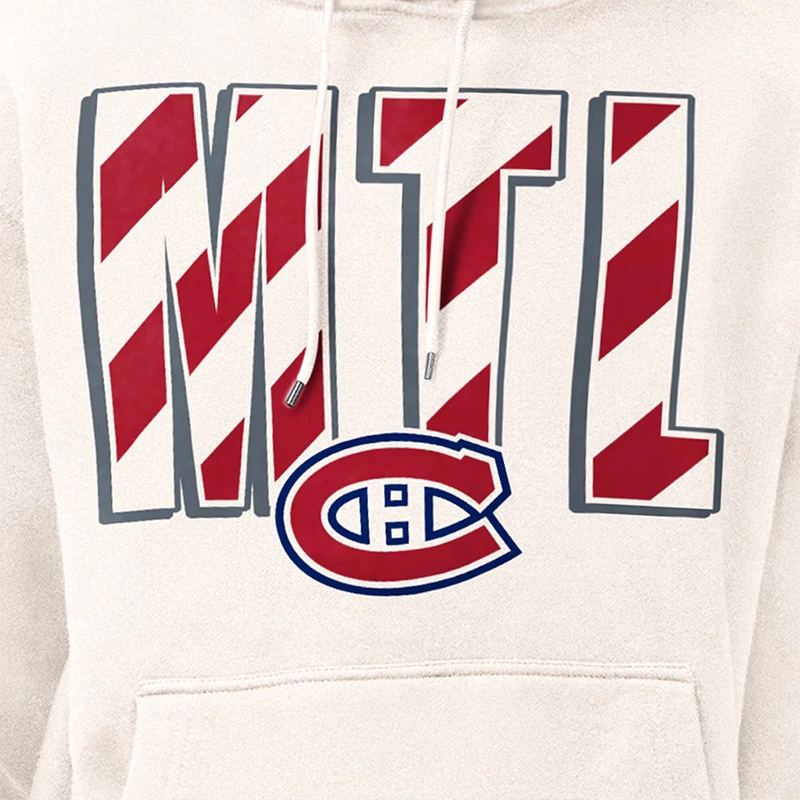 Montreal Canadiens Starter City Abbreviation Fleece Hoodie - Image 3