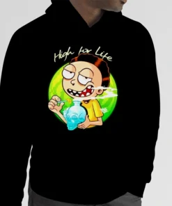 Morty High For Life Hoodie
