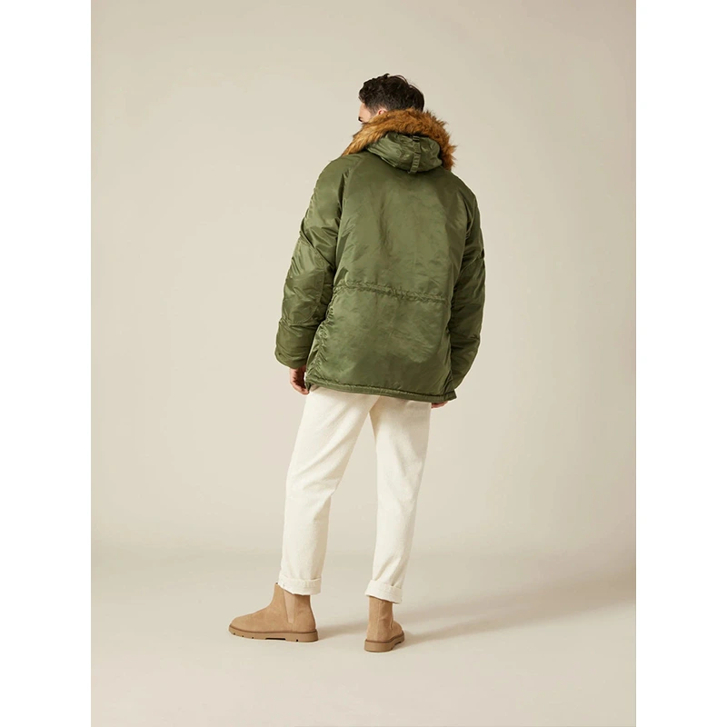 N3B Green Parka Jacket - Image 6