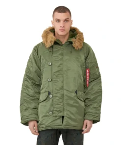 N3B Green Parka Jacket